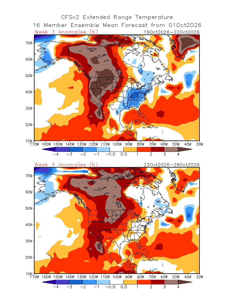 Weeks 3-4 temperature