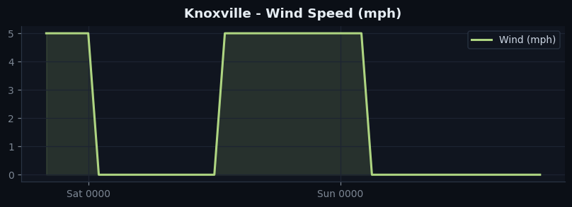 Knoxville wind