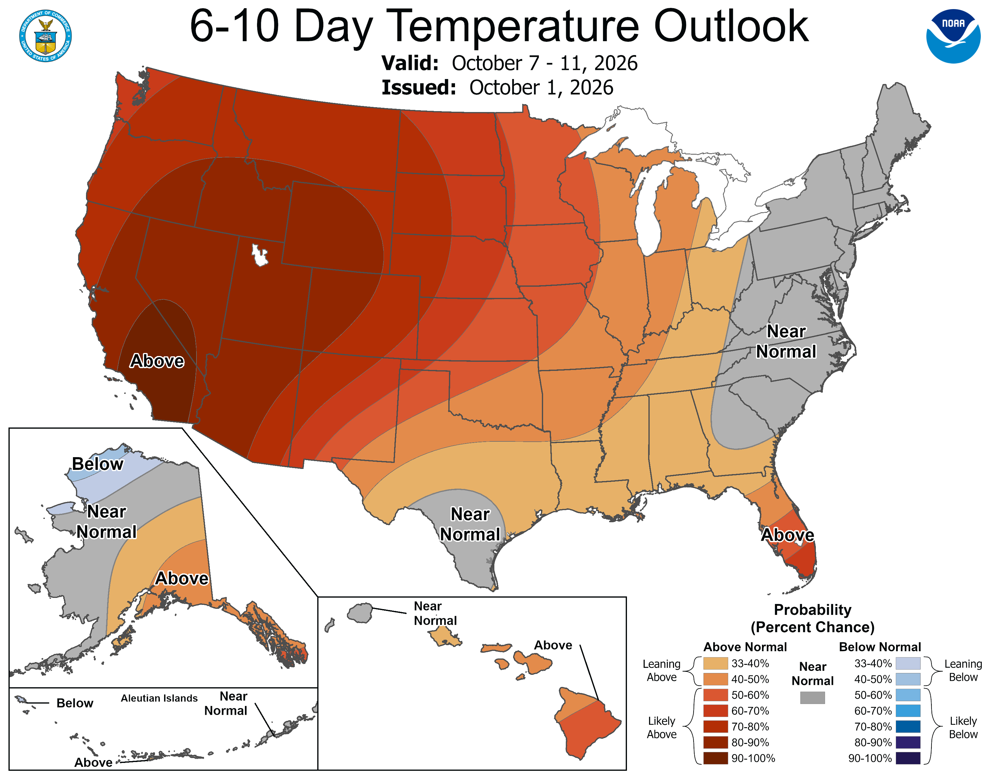 6-10 day temperature outlook
